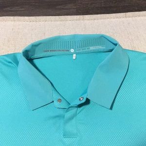 Stunning Tiger Woods Aqua polo